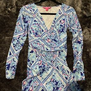 Lily Pulitzer Long Blue Dress ✨